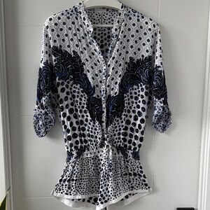 Poupette St Barth Playful Print Romper